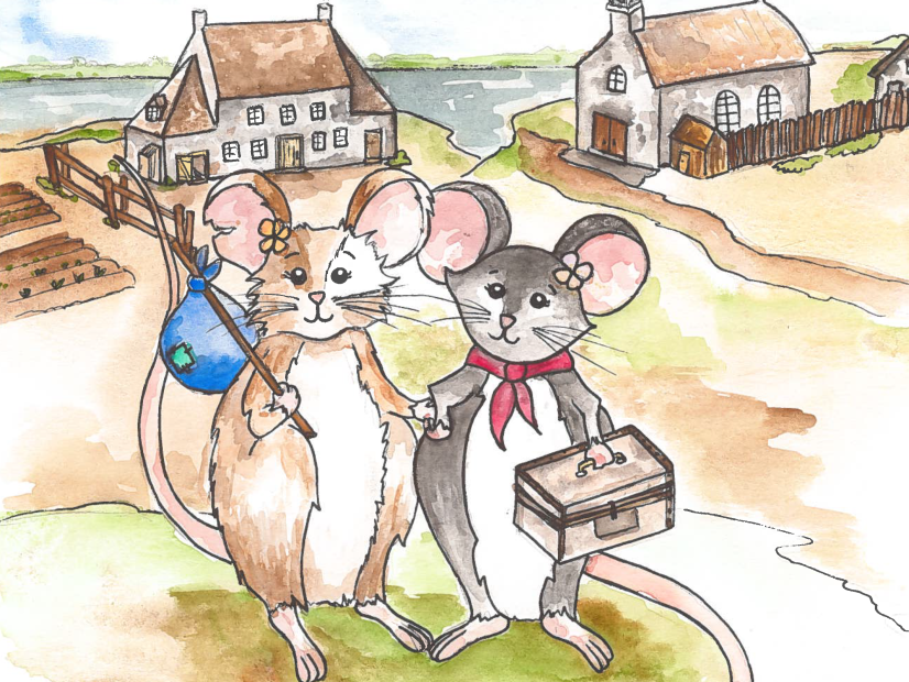 Capucine et Églantine. Deux souris à Ville-Marie