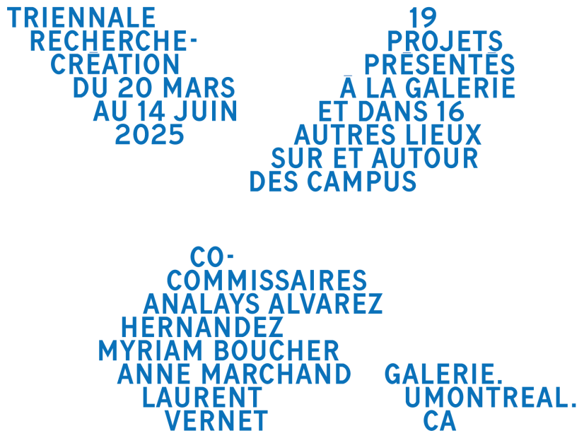 Triennale recherche-création de l'Université de Montréal